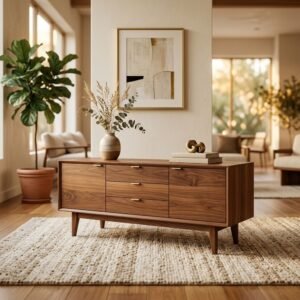 Solid Wood Side Table 6